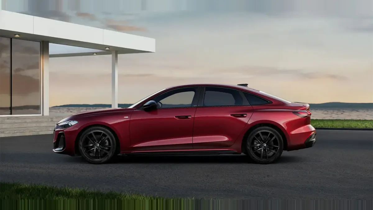 Audi A5 TDI 150kW (204CV) Black Line de ocasión en renting — Lateral