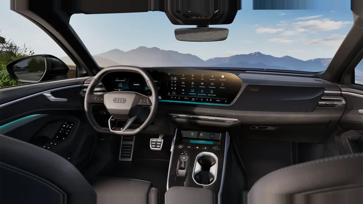 Audi A6 TDI 150kW (204CV) S Tronic Black Line de ocasión en renting — Delantera