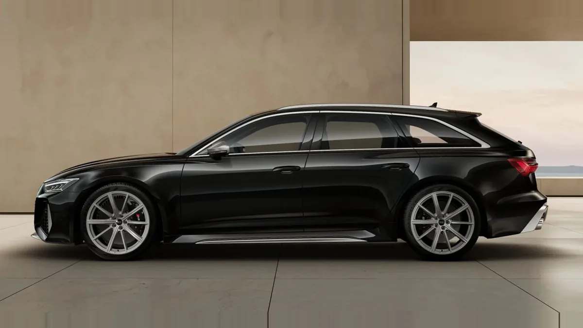 Audi RS6 Avant TFSI Quattro de ocasión en renting — Lateral