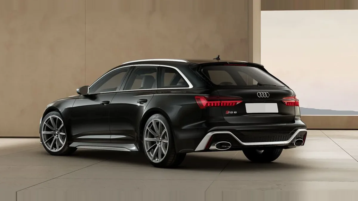 Audi RS6 Avant TFSI Quattro de ocasión en renting — Trasera