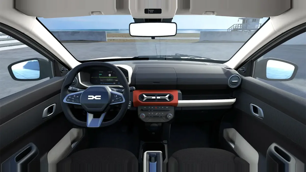 Dacia Spring Expression Electric 33kW (45CV) de ocasión en renting — Delantera
