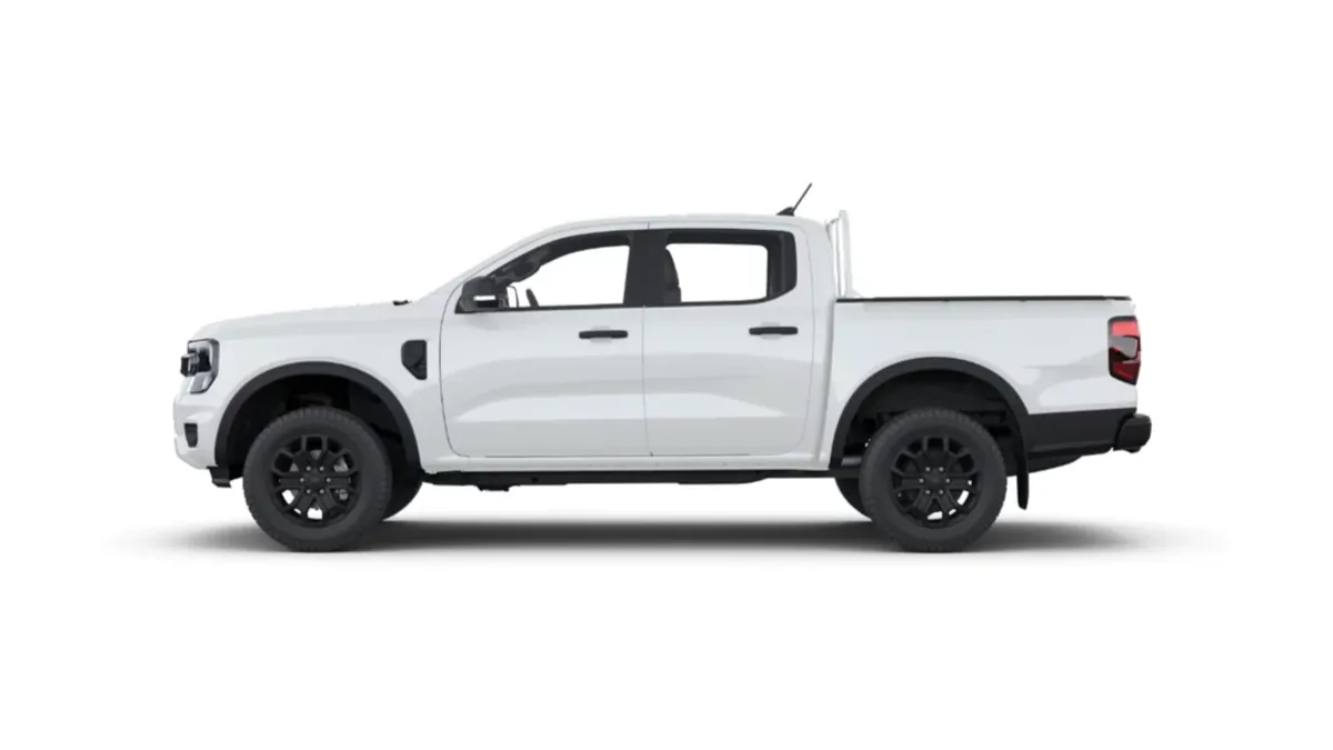 Ford Ranger XLT Doble Cabina 3.0 EcoBlue V6 240CV Automático de ocasión en renting — Lateral