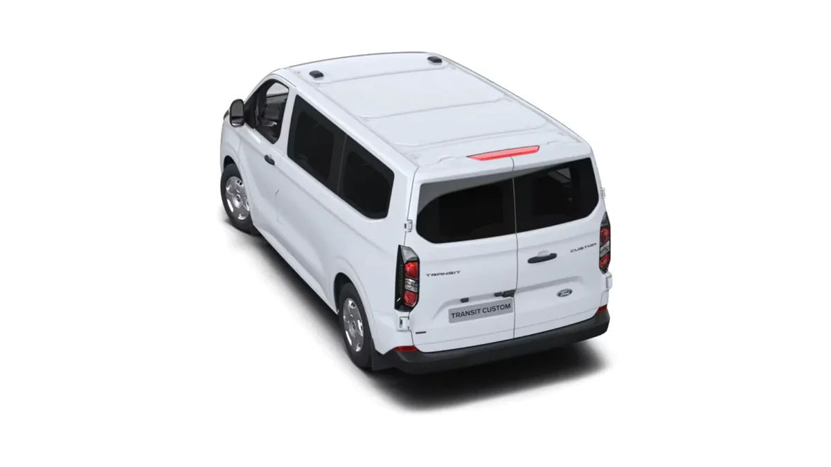 Ford TRANSIT Kombi 2.5 Duratec PHEV 171 340 L1 Trend de ocasión en renting — Trasera