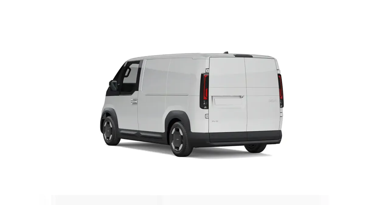 Kia PV5 Cargo L2H1 LR Essential nuevo en renting — Trasera