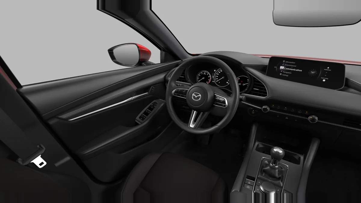 Mazda 3 2.5L e-Skyactiv G MHEV 140CV 6MT Prime-Line de ocasión en renting — Delantera