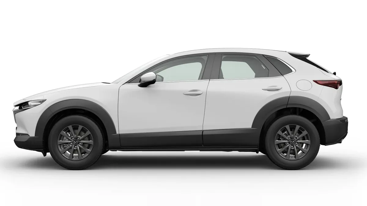 Mazda CX 30 2.5L e-SkyAct G MHEV 103kW Prime-Line de ocasión en renting — Lateral