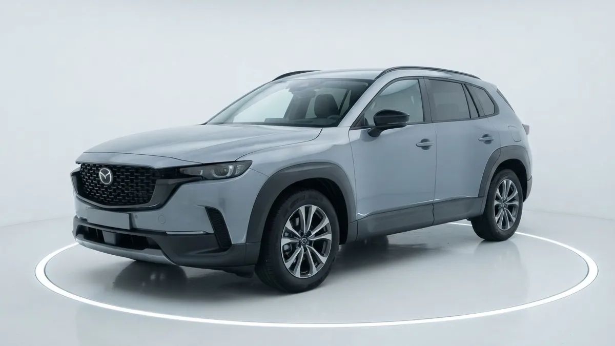 Mazda CX-5 2.5 Sky MHEV 141CV AT FWD Exclusive-Line de ocasión en renting — Lateral