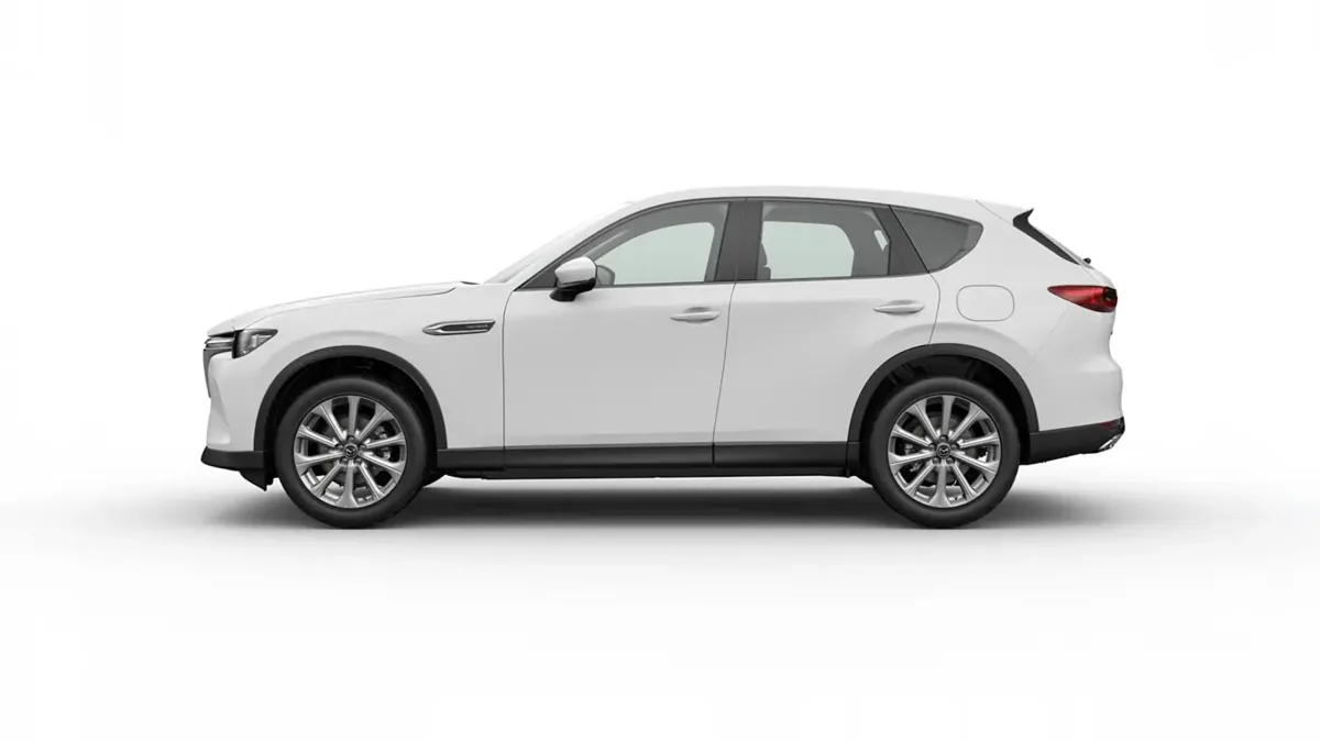 Mazda CX-60 e-Skyactiv MHEV RWD Exclusive-Line II de ocasión en renting — Trasera