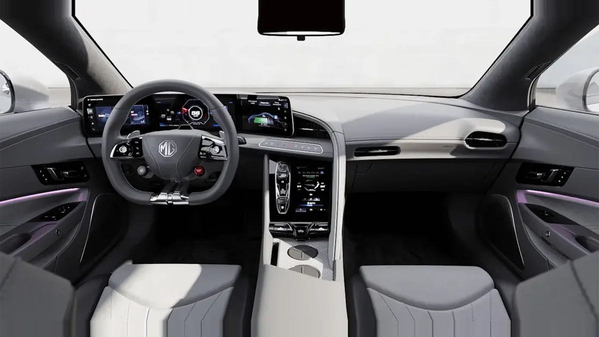 MG Cyberster Trophy Single Motor de ocasión en renting — Interior
