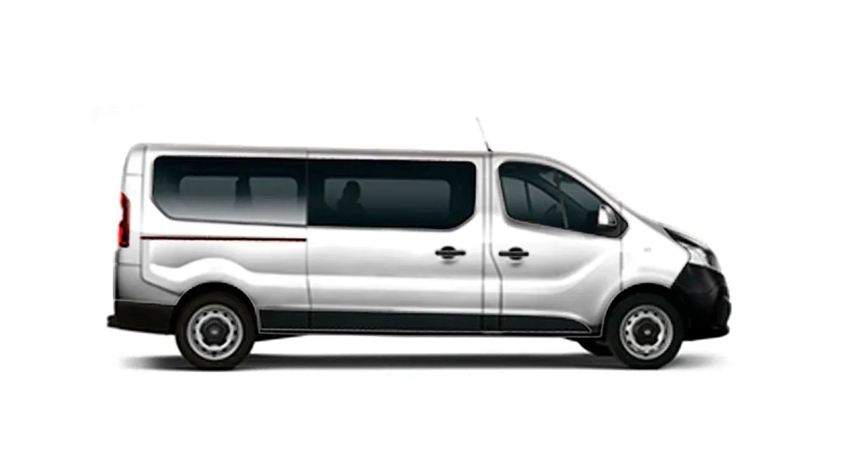 Nissan Primastar Combi 9 L2H1 N-Connecta 150CV II de ocasión en renting — Delantera