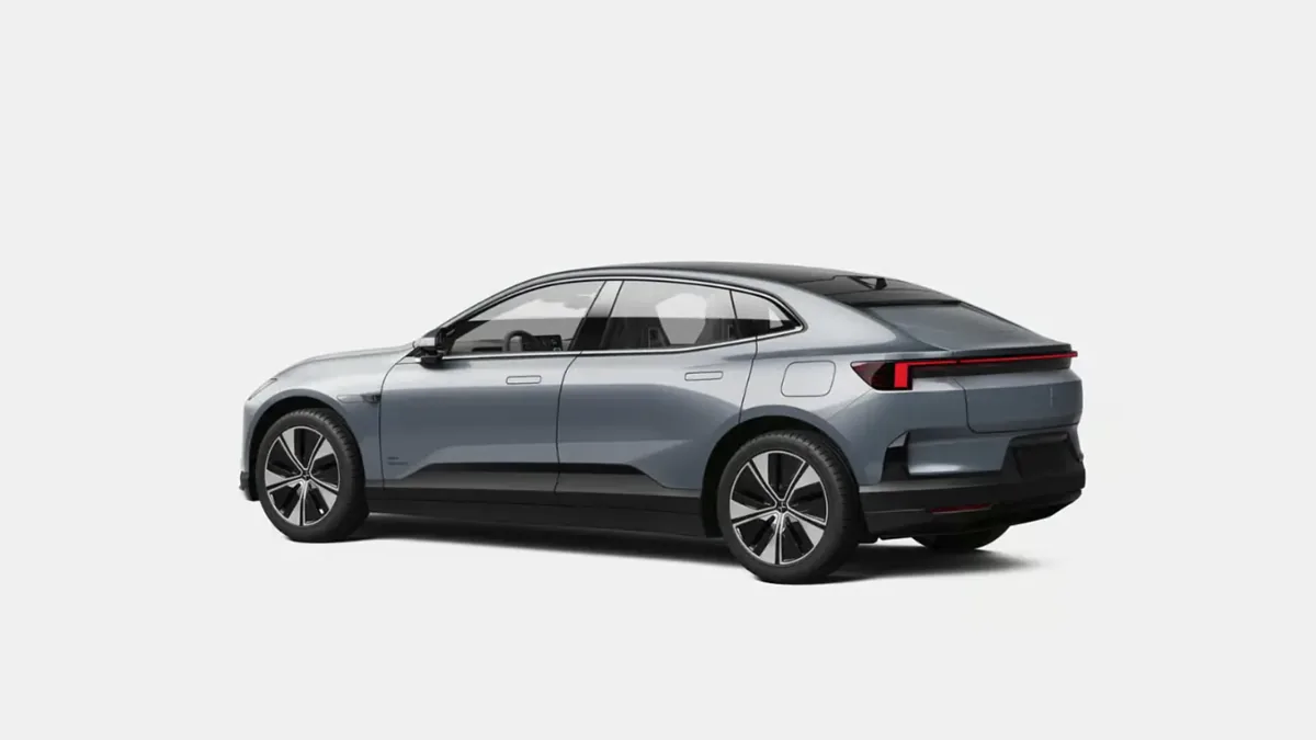 Polestar 4 Long Range Single Motor de ocasión en renting — Trasera