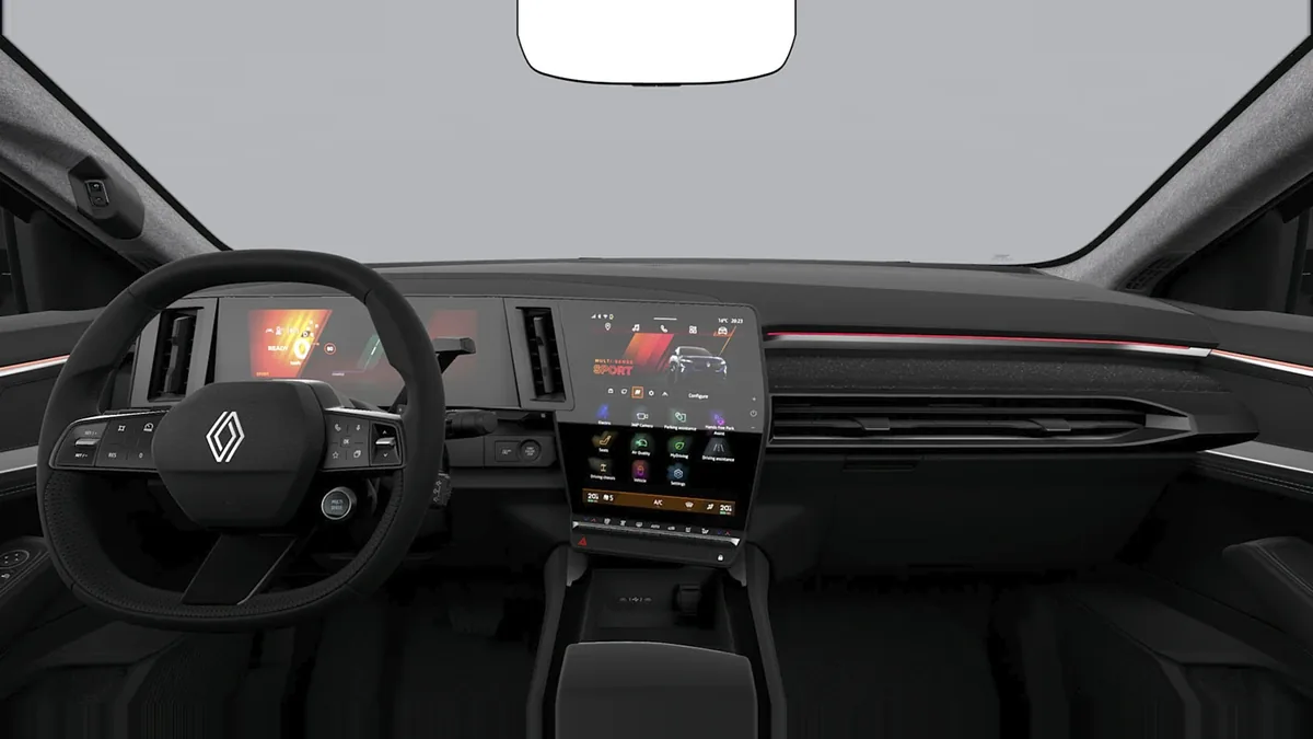 Renault RAFALE TECHNO E-TECH FULL HYBRID 200CV de ocasión en renting — Delantera