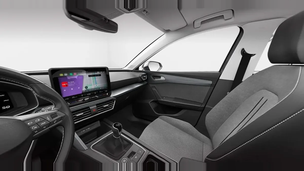 SEAT León 2.0 TDI CR St&Stp XL Fleet Pack de ocasión en renting — Interior