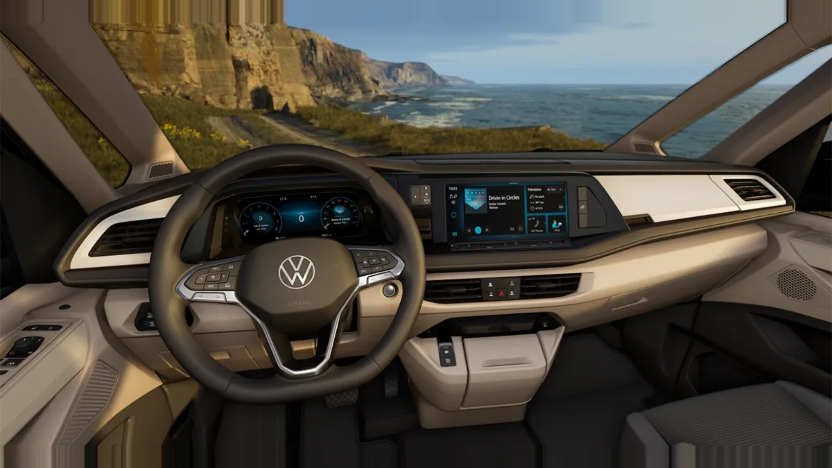 Volkswagen California Beach Tour 2.0 TDI 110kW (150CV) DSG de ocasión en renting — Delantera